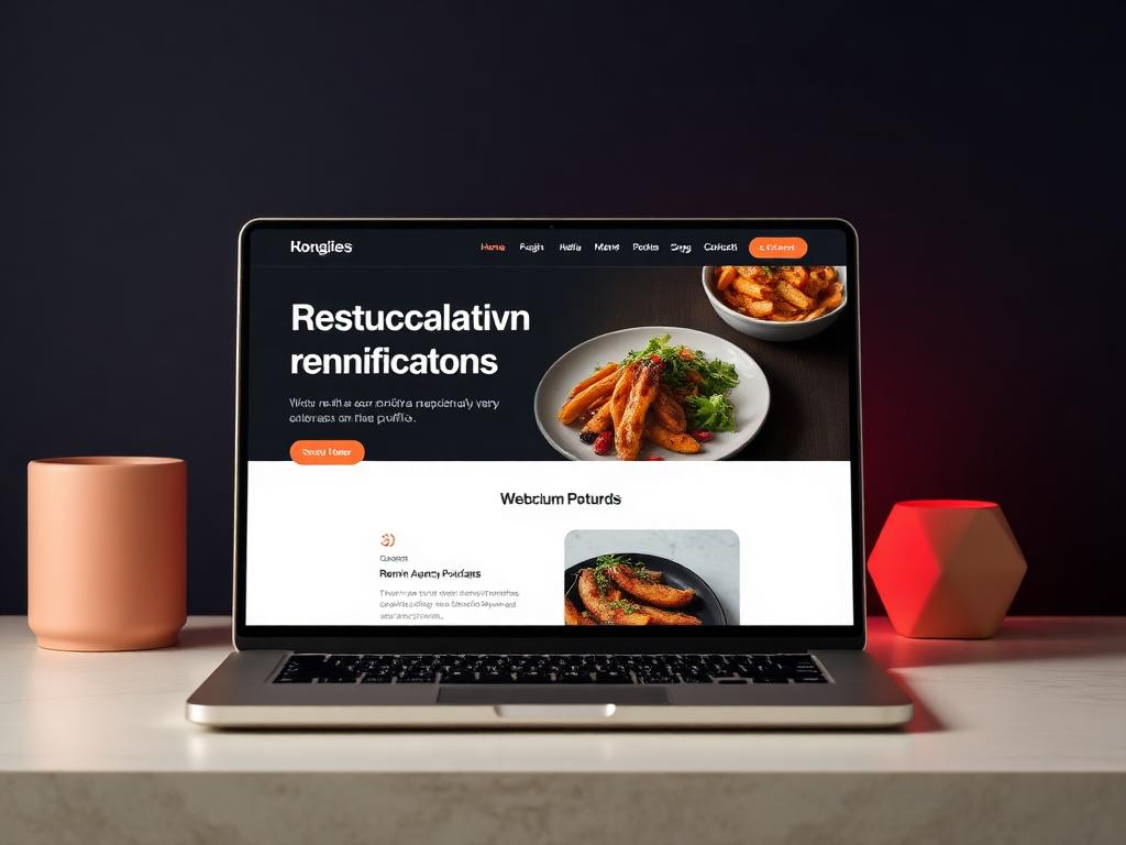 Restaurant & Grill concept website design by Anahata Digital
